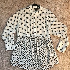 Polka Dot Swing Top
